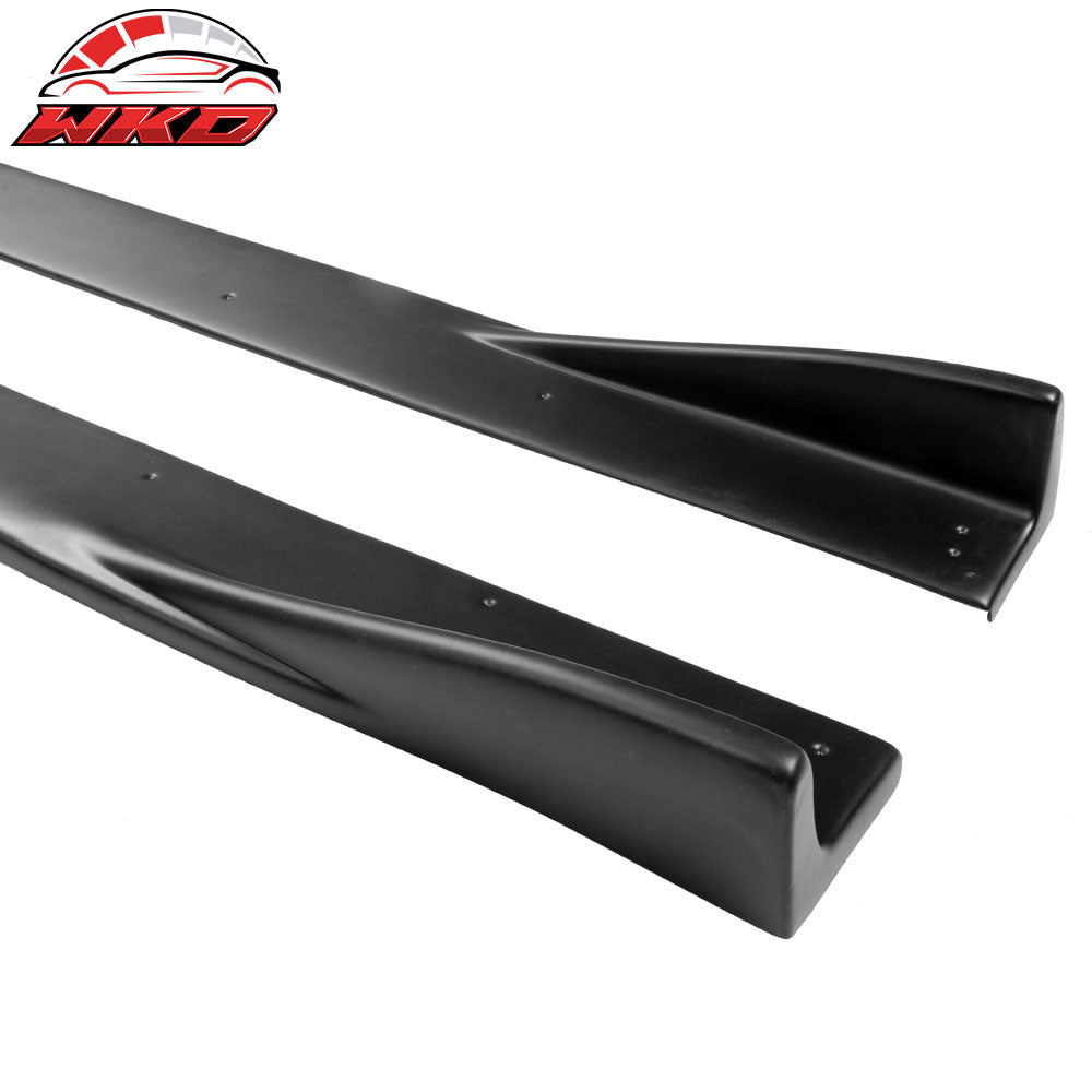 Fits 13-20 Lexus GS F Sport Side Skirts Panel Extension Matte Black Pair - PP