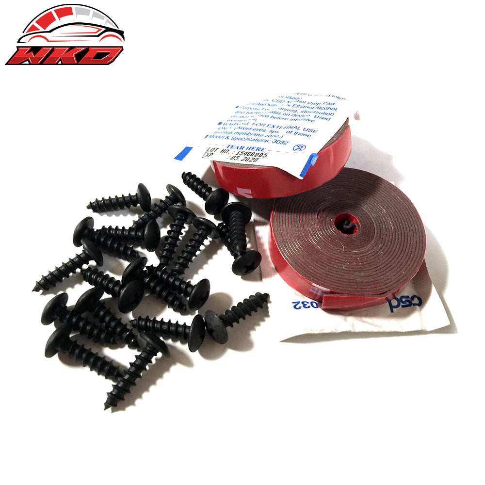 Fits 03-05 Honda Accord 2-Door MDA Side Skirts + Front Bumper Lip + Corner Apron