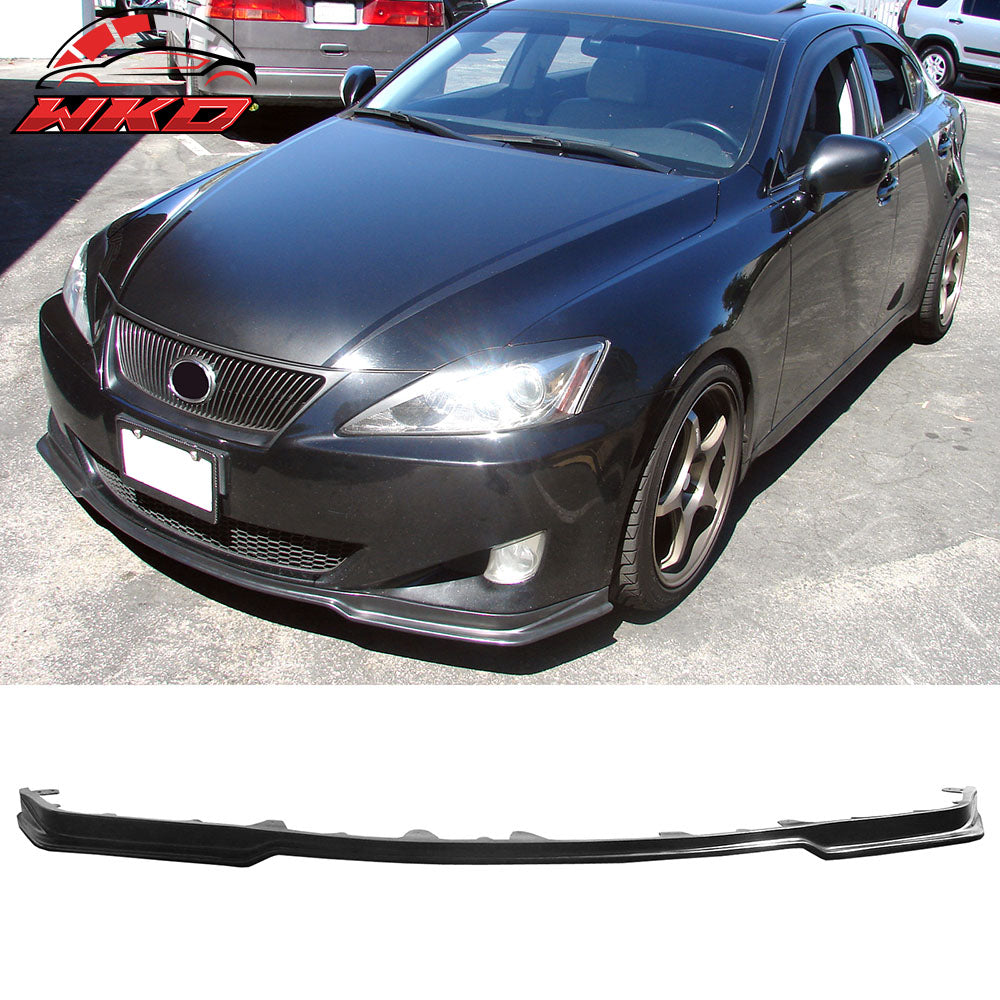 Fits 06-08 Lexus IS250 IS350 JDM PM Style Side Skirts + Front Bumper Lip - PU