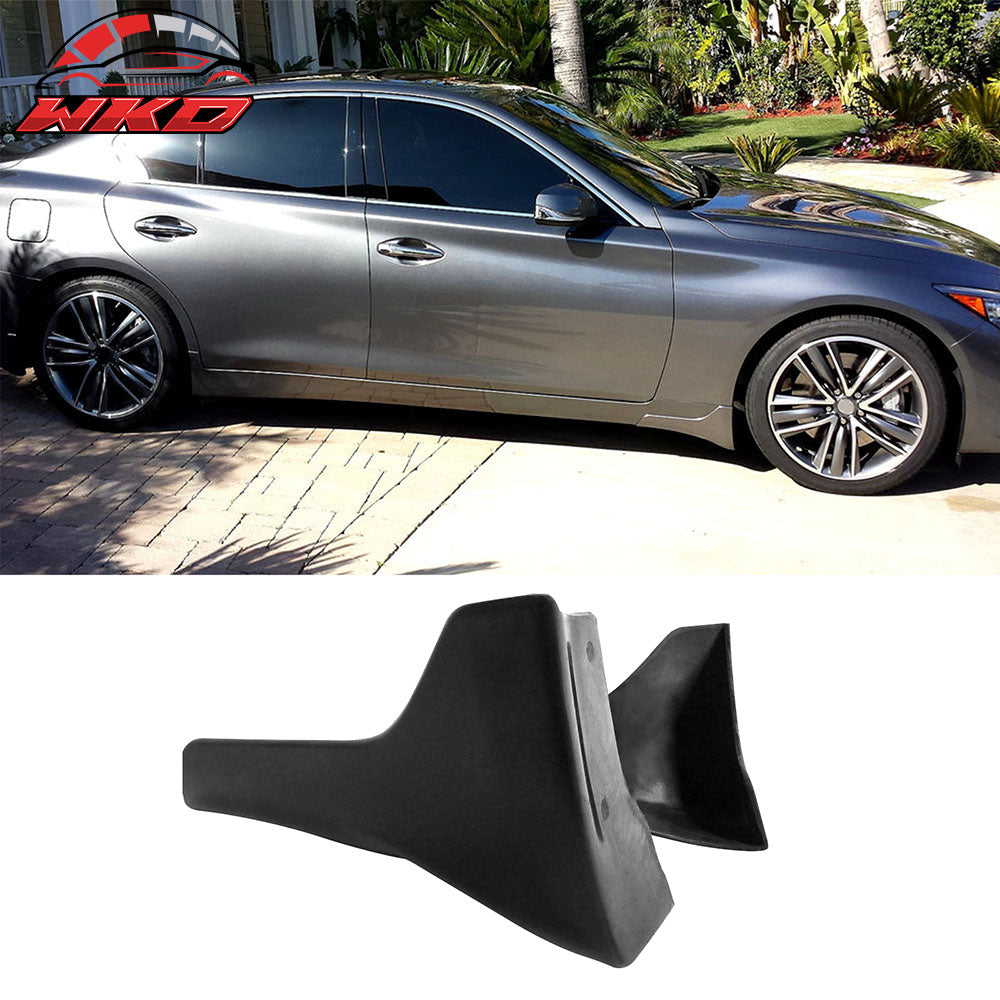 Wholesale 14-17 INFINITI Q50 JDM Sports Side Skirts Rocker Winglet Lip + Corner Aprons