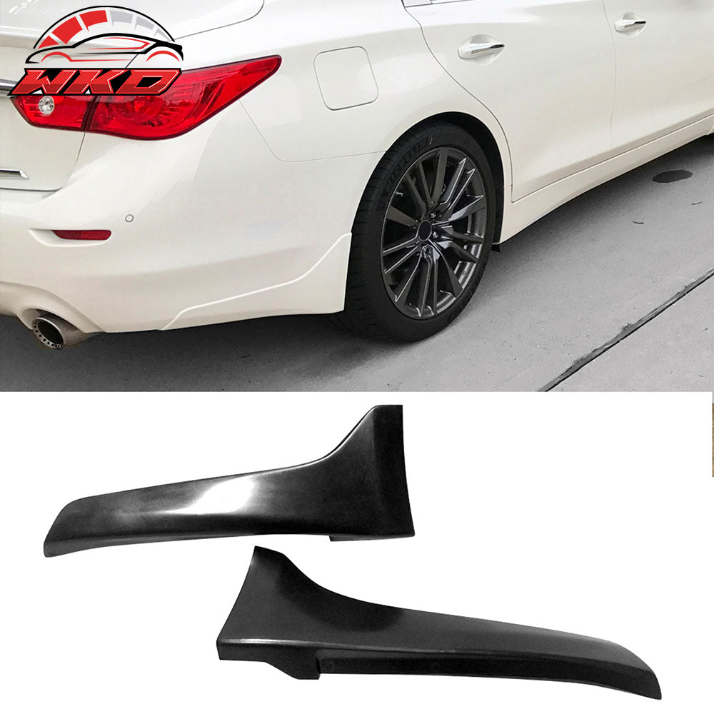 Wholesale 14-17 INFINITI Q50 JDM Sports Side Skirts Rocker Winglet Lip + Corner Aprons