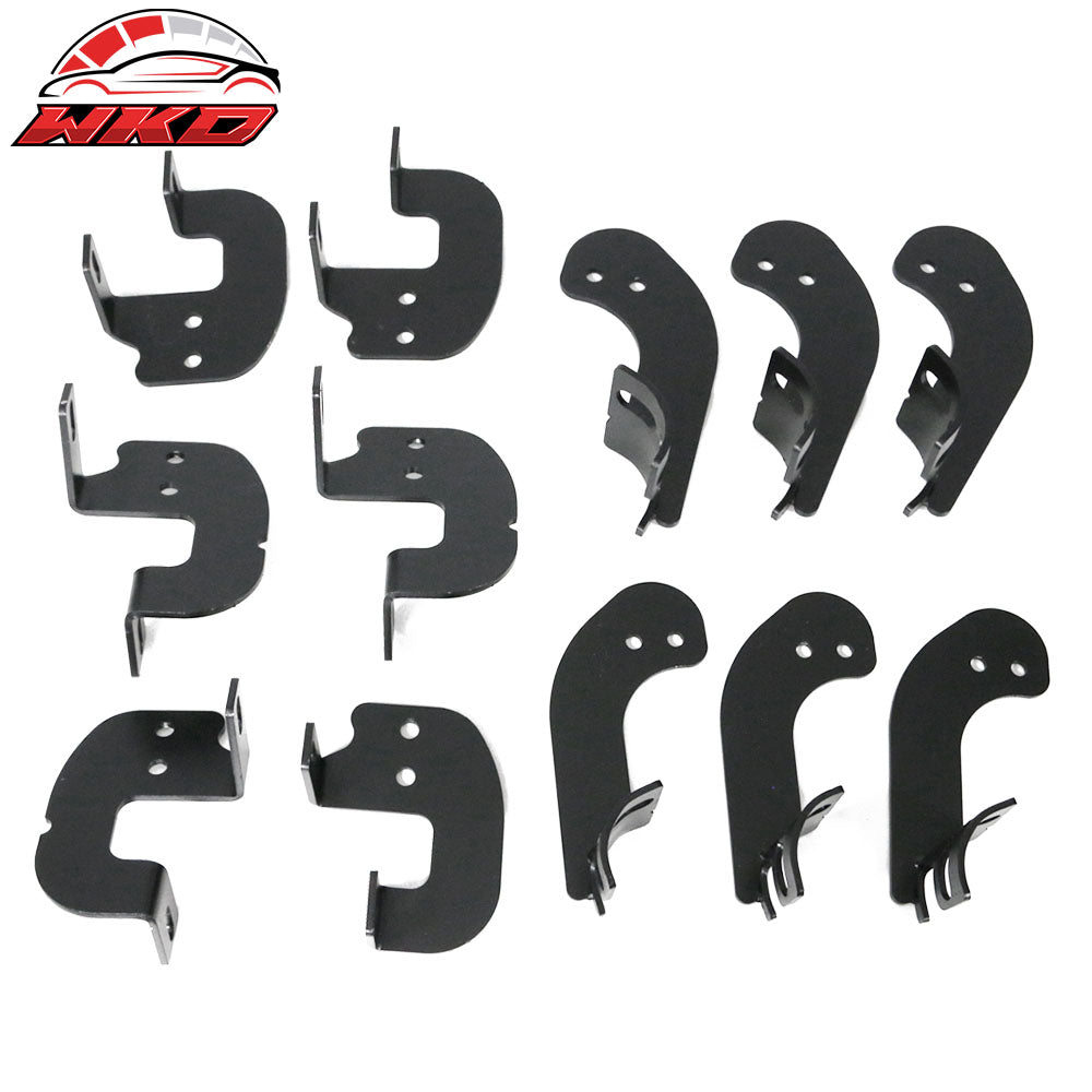 Fits 17-23 Ford F-250 Superduty SuperCrew Cab BCT Style Side Step Nerf Bars