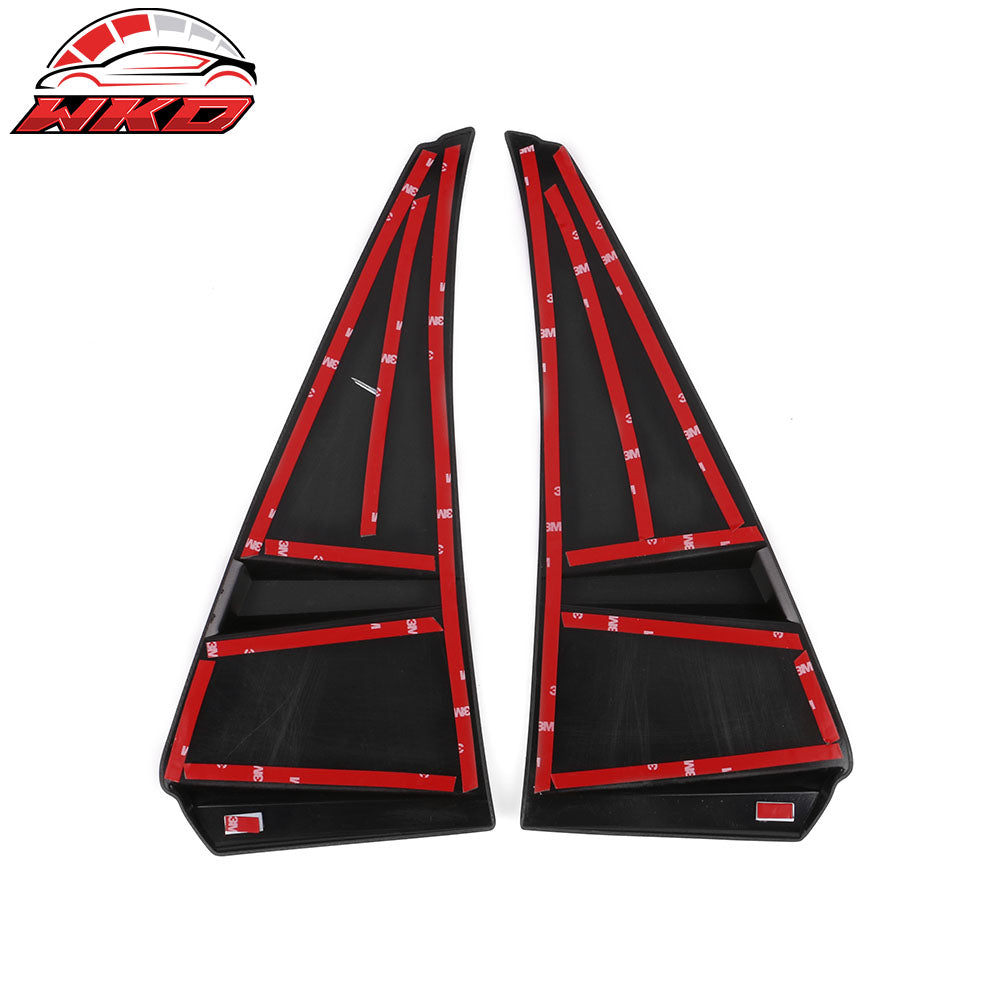 Fits 08-14 Lexus ISF Novel Style Side Vent Fender Air Wing Trim 2 Pieces PP