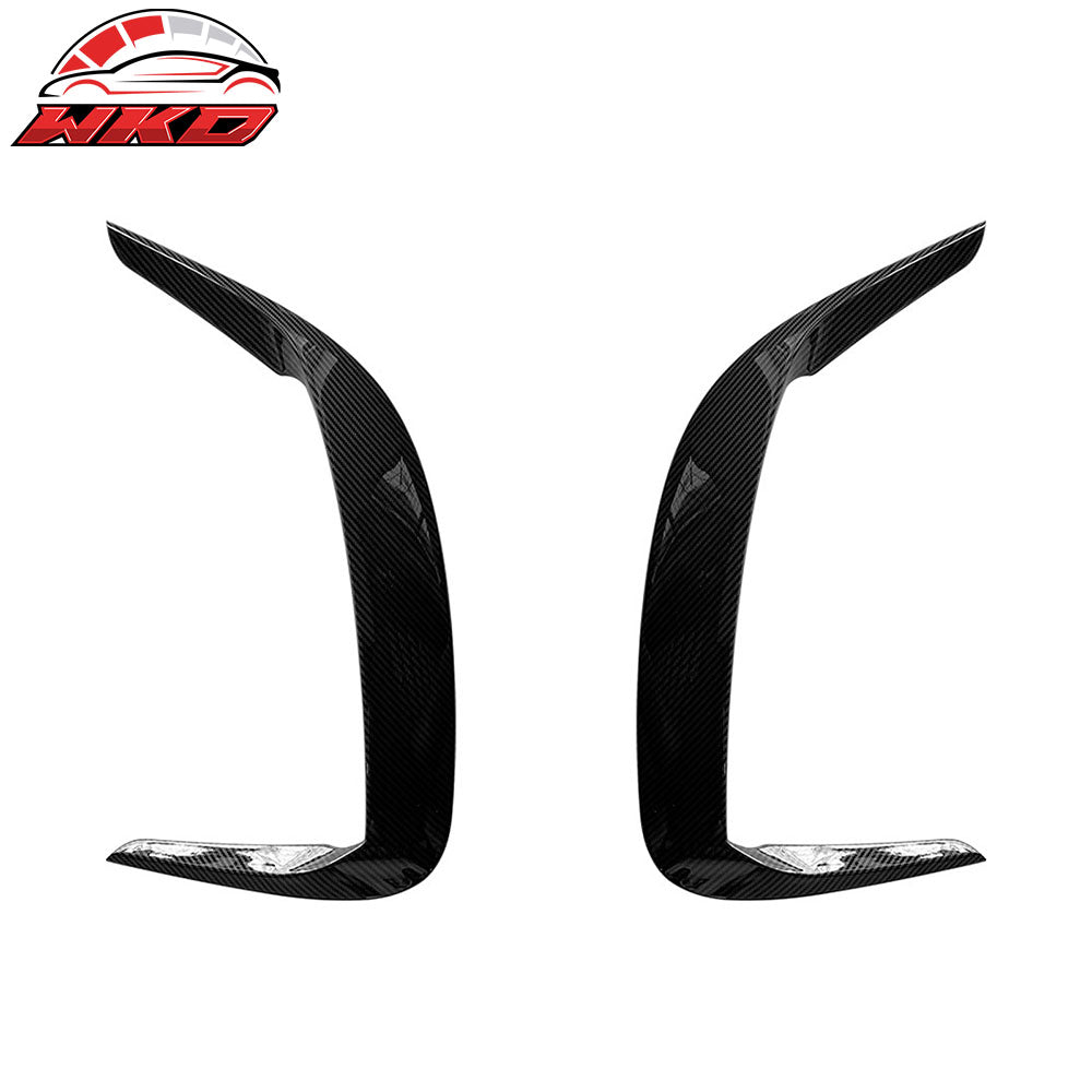 2015-23 Dodge Charger IKON2 Style Side Fin Vents Cover Carbon Fiber Print ABS | Wholesale