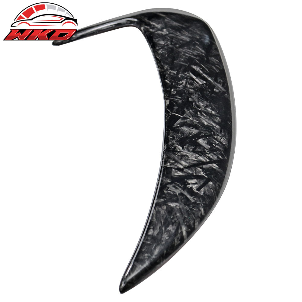Fits 15-18 Bnez C-Class W205 Front + Rear Side Vents Spoiler Forged Carbon Fiber