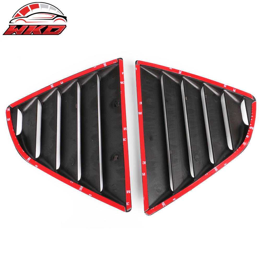Fits 18-24 Toyota Camry 2PCS Side Window Louvers Scoop Carbon Fiber Hydro Dip