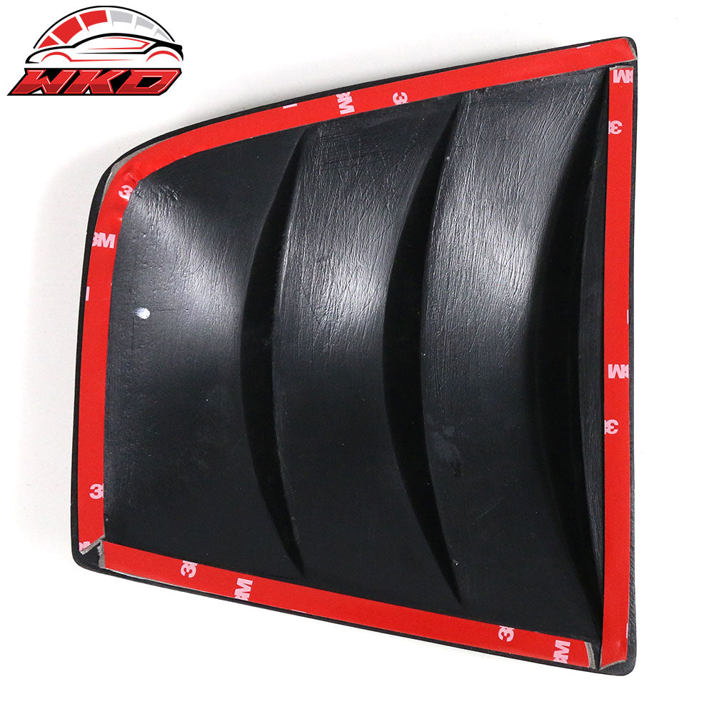 Fits 11-23 Dodge Charger V3 Style 2PCS Side Window Scoop Louvers PP Matte Black