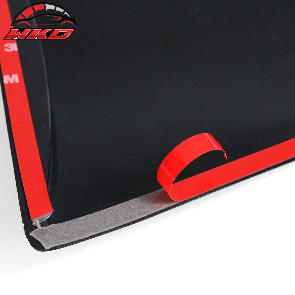 Fits 11-23 Dodge Charger V3 Style 2PCS Side Window Scoop Louvers PP Matte Black