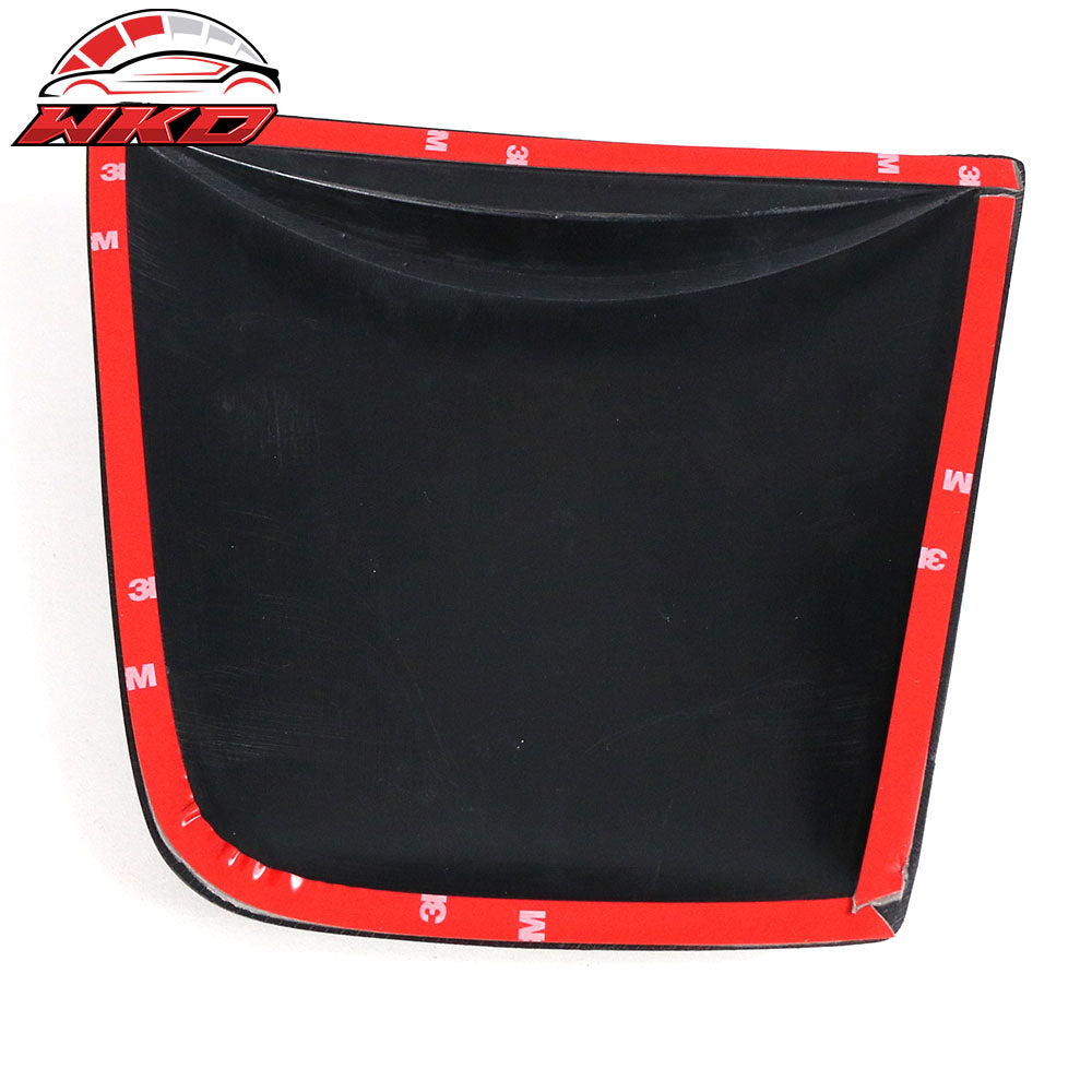 Fits 11-23 Dodge Charger V4 Style Side Quater Scoop Window Louver PP Matte Black