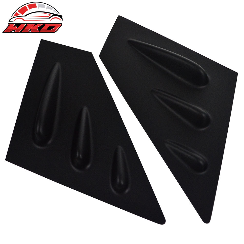 Fits 15-21 Subaru WRX & STI 2PCS Side Window Louvers Sun Shade Unpainted ABS