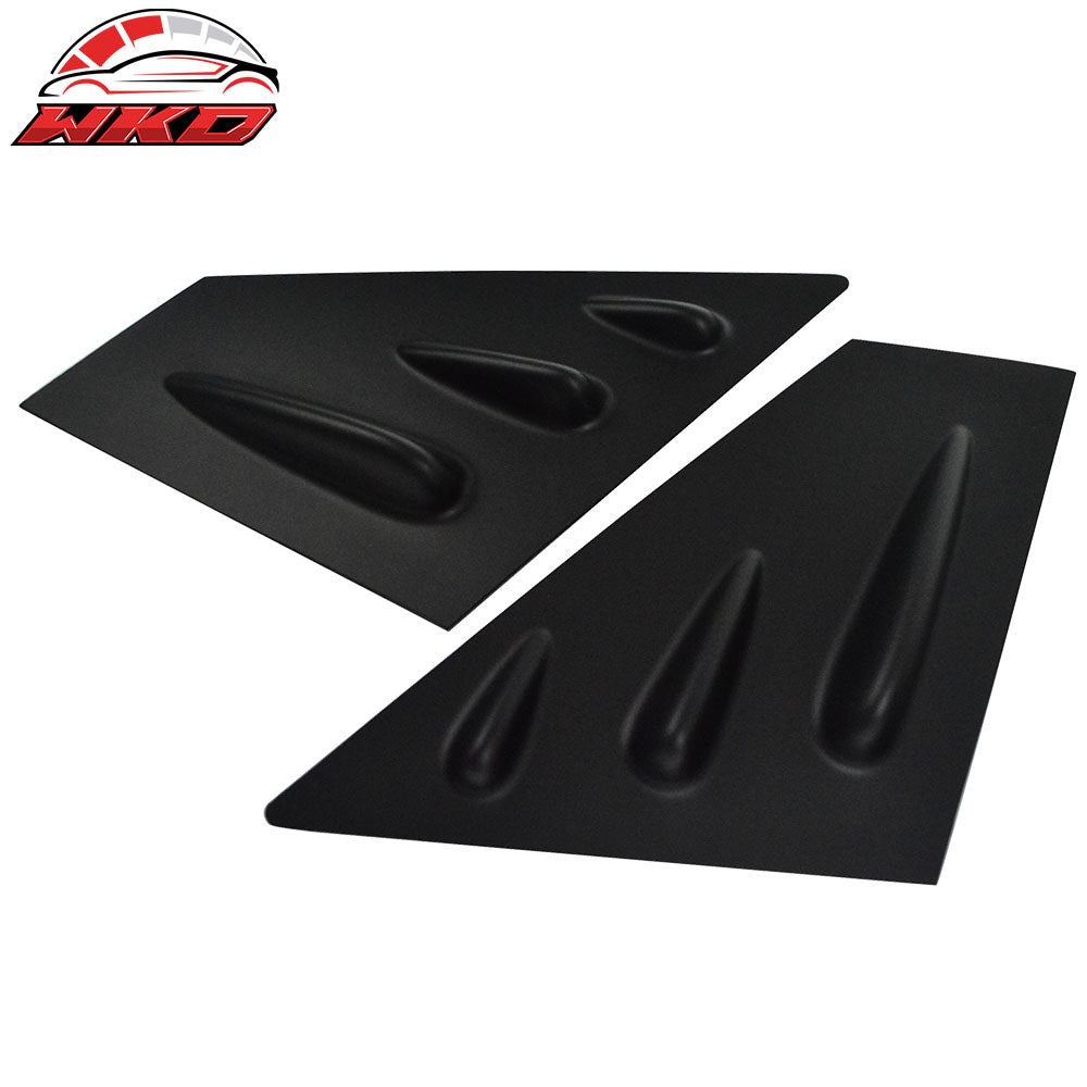 Fits 15-21 Subaru WRX & STI 2PCS Side Window Louvers Sun Shade Unpainted ABS