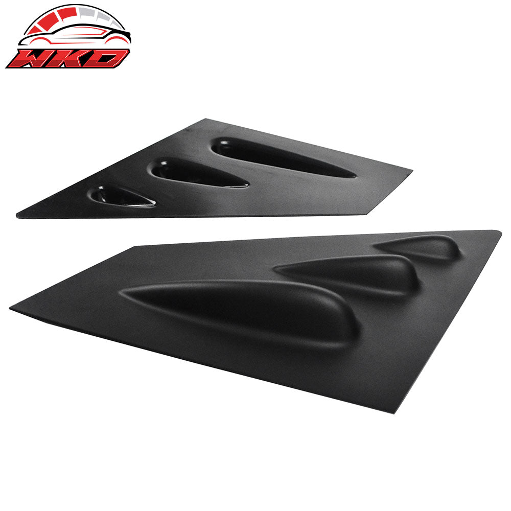 Fits 15-21 Subaru WRX & STI 2PCS Side Window Louvers Sun Shade Unpainted ABS