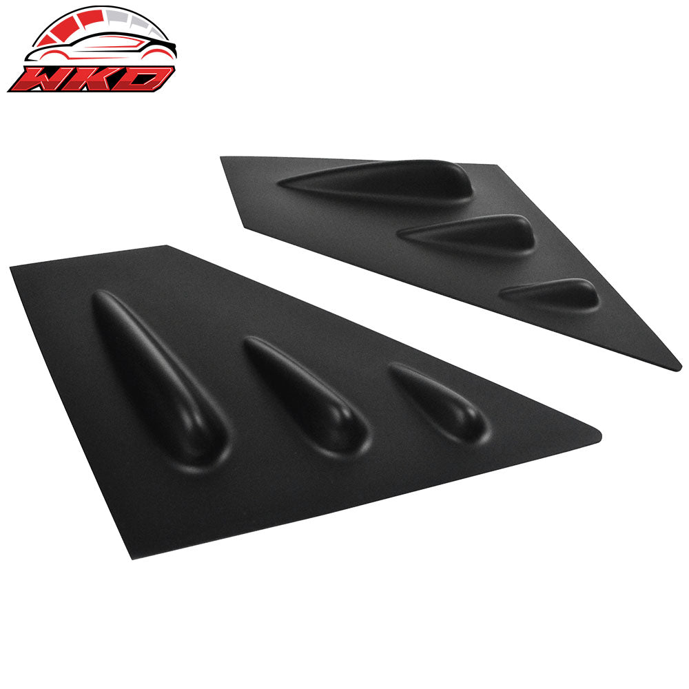 Fits 15-21 Subaru WRX & STI 2PCS Side Window Louvers Sun Shade Unpainted ABS