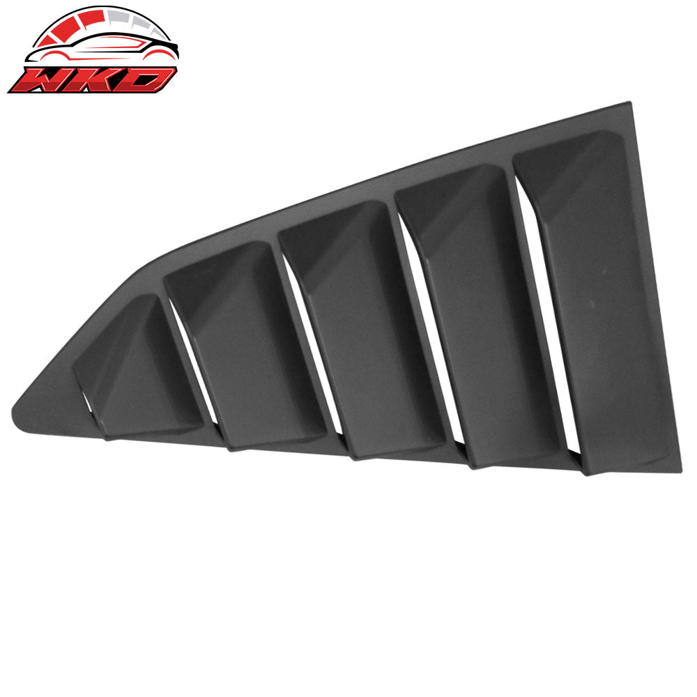 Fits 14-19 Chevrolet Corvette C7 Classic Side + Rear Window Louvers Matte Black