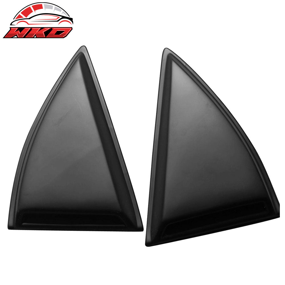Fits 10-15 Chevy Camaro Side Window Louvers 1/4 Quarter Scoops Cover 2Pc Set PP
