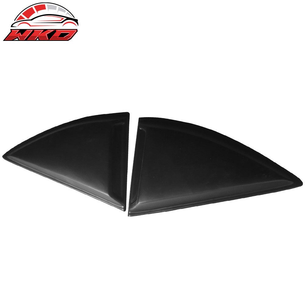 Fits 10-15 Chevy Camaro Side Window Louvers 1/4 Quarter Scoops Cover 2Pc Set PP