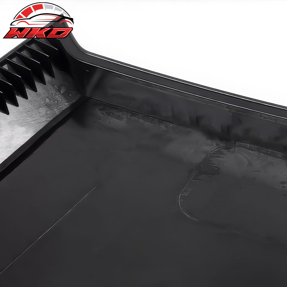 Fits 24-26 Ford Mustang Coupe V Style Side Window Louvers ABS Carbon Fiber Print