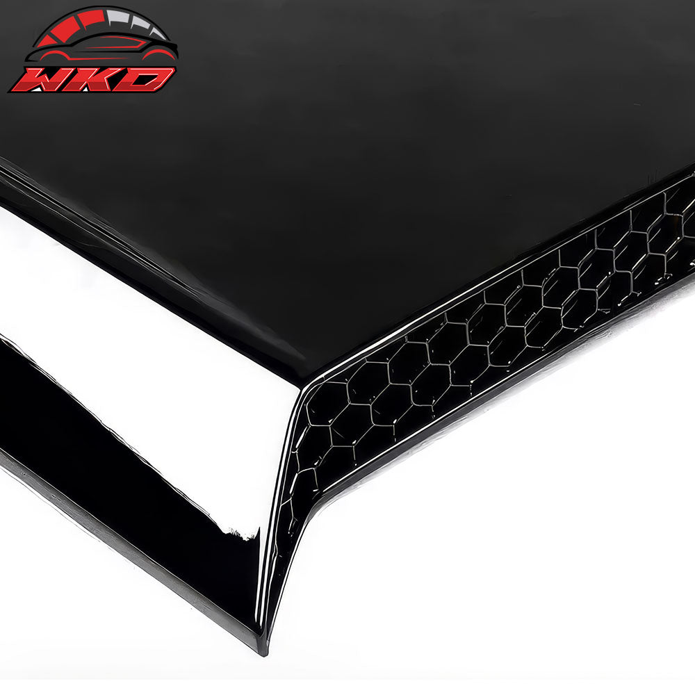 Fits 24-26 Ford Mustang Coupe V Style Side Window Louvers ABS 2PCS - Gloss Black