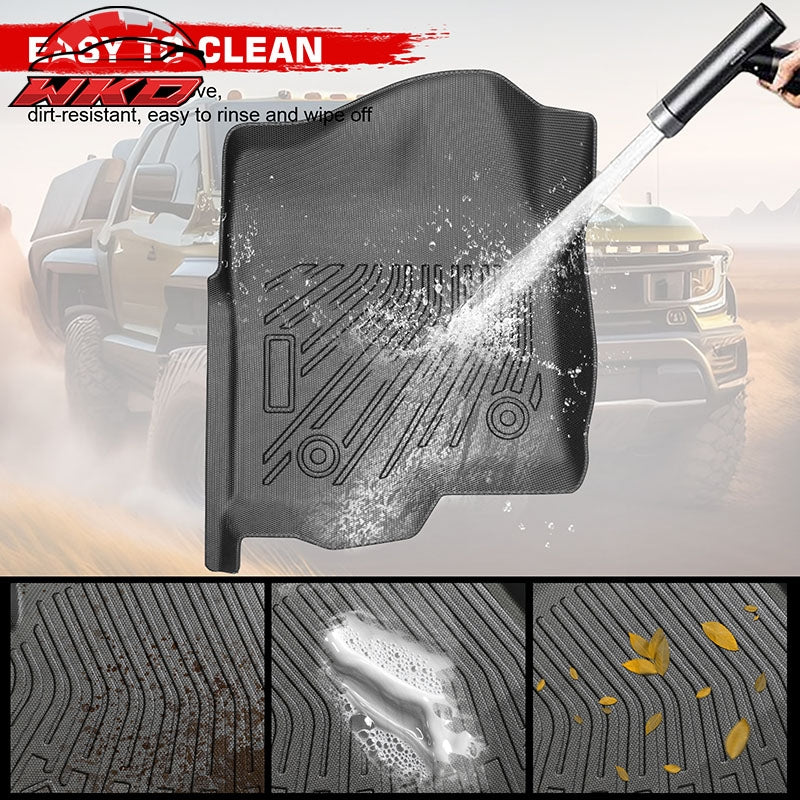 Wholesale 99-07 Silverado 1500 2500 3500 Anti-Slip Floor Mats All Weather TPE Carpets - Wikond Auto