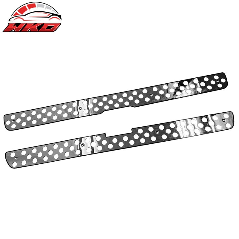 Wholesale For 99-02 Silverado 1500 2500 3500 HD Chrome Grille Punch Design Stainless Steel - Wikond Auto