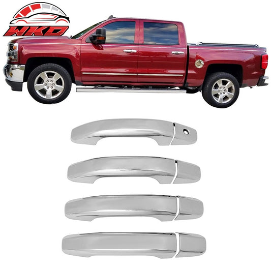 Wholesale 14-19 Silverado Sierra 1500 2500 3500 HD Door Handle Cover 1-Keyhole Chrome