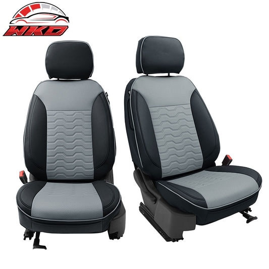 Wholesale 19-26 Silverado Sierra 1500 2500HD 3500HD Seat Covers Full Set Black& Gray