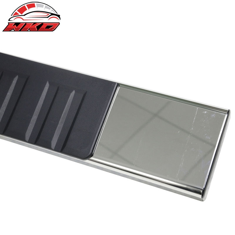 Fits 19-22 Silverado/Sierra Crew OE Style Chrome 5in SS Nerf Bars Running Boards
