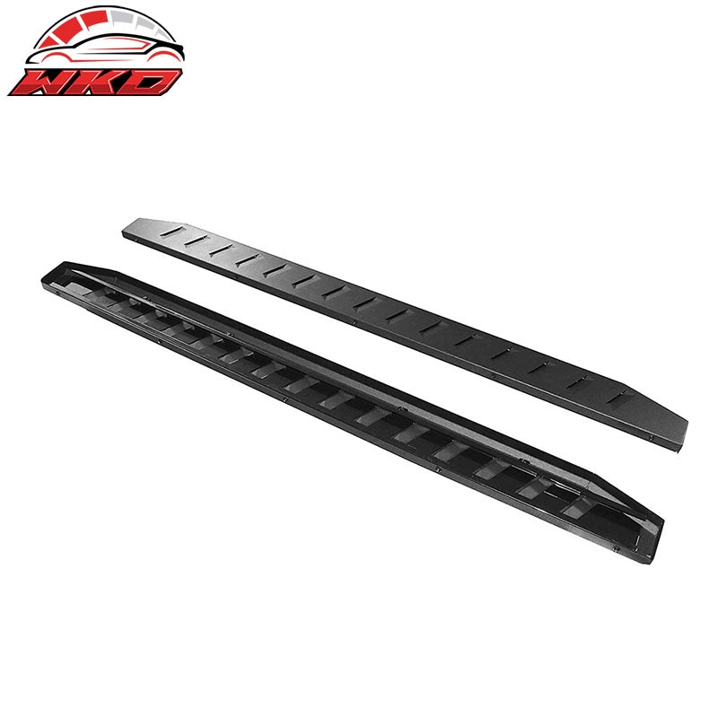 Fits 07-18 Silverado Sierra Extended/Double Side Step Nerf Bars Running Boards