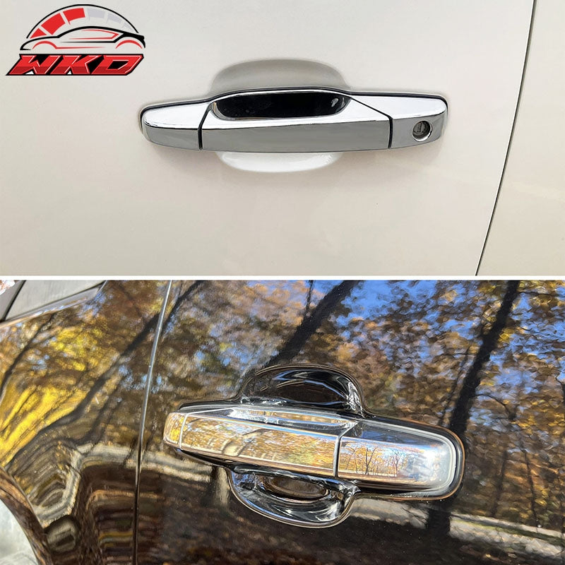 For 07-14 Silverado Sierra Suburban Avalanche Door Handle Cover 1-Keyhole Chrome
