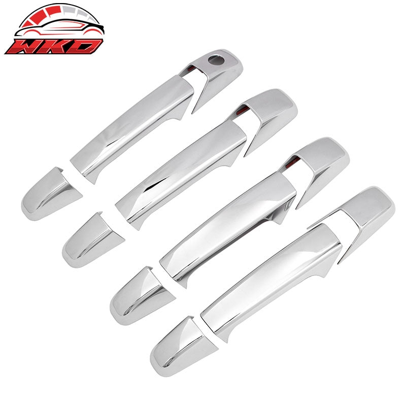 For 07-14 Silverado Sierra Suburban Avalanche Door Handle Cover 1-Keyhole Chrome