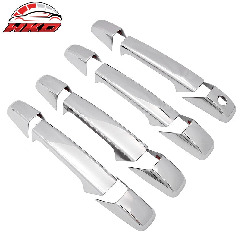 For 07-14 Silverado Sierra Suburban Avalanche Door Handle Cover 1-Keyhole Chrome