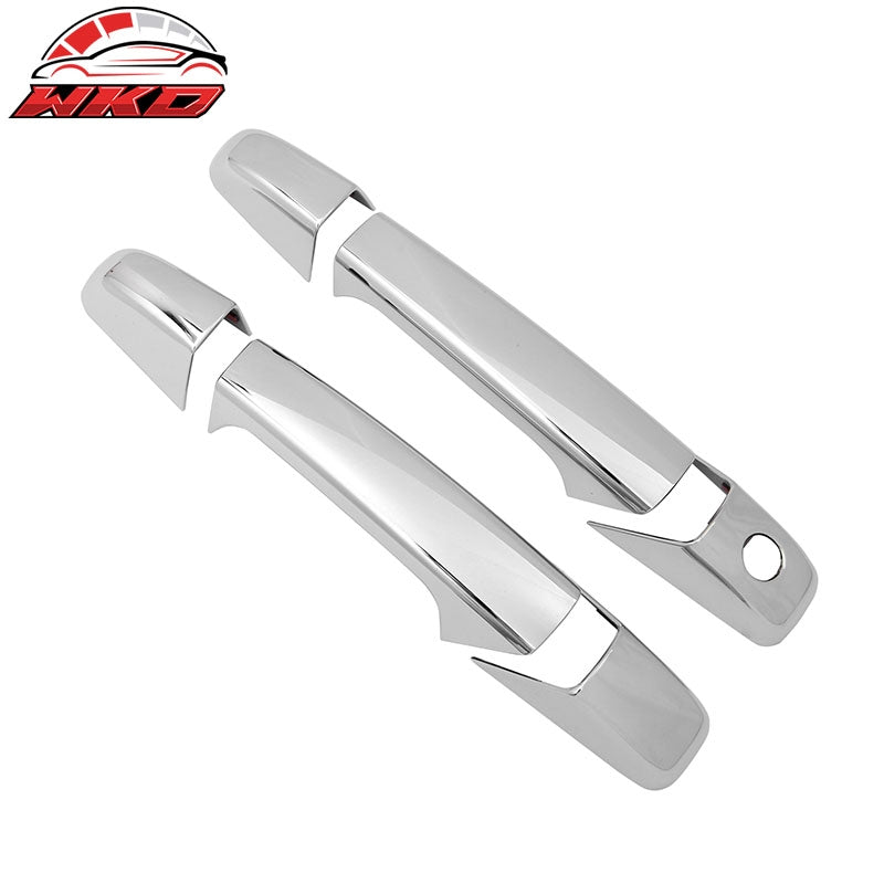 For 07-14 Silverado Sierra Suburban Avalanche Door Handle Cover 1-Keyhole Chrome