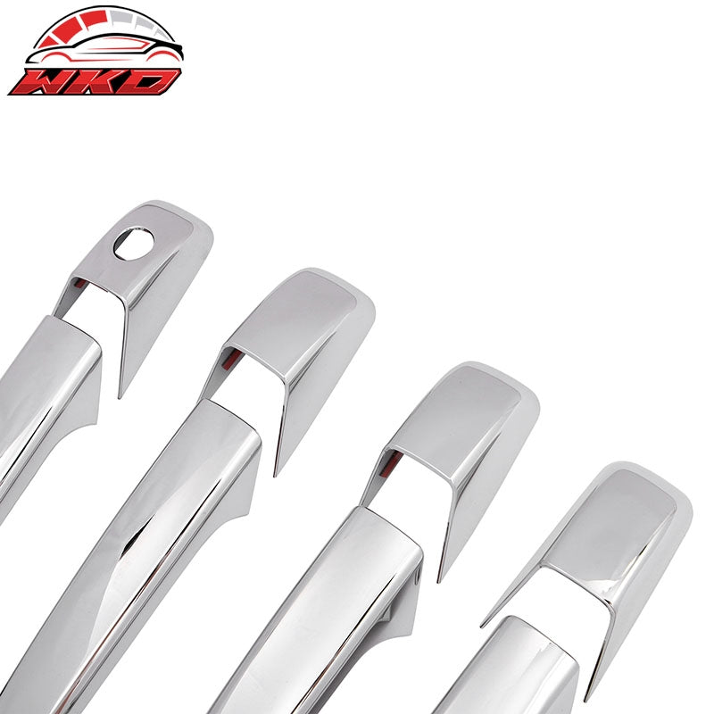 For 07-14 Silverado Sierra Suburban Avalanche Door Handle Cover 1-Keyhole Chrome