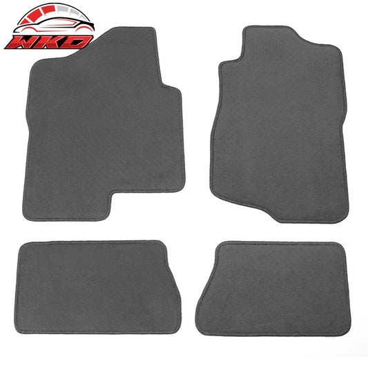 Wholesale 07-13 Silverado Sierra Crew Cab Tahoe Floor Mats Nylon Grey Carpets 4PC