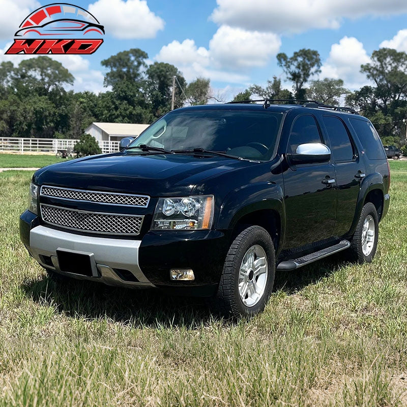 Fits 07-14 Silverado Sierra Yukon Tahoe Avalanche Escalade Mirror Covers Chrome