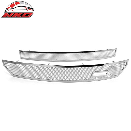 Wholesale 2016-2018 Silverado Z71 Chrome Front Upper Lower Grilles Stainless Steel - Wikond Auto