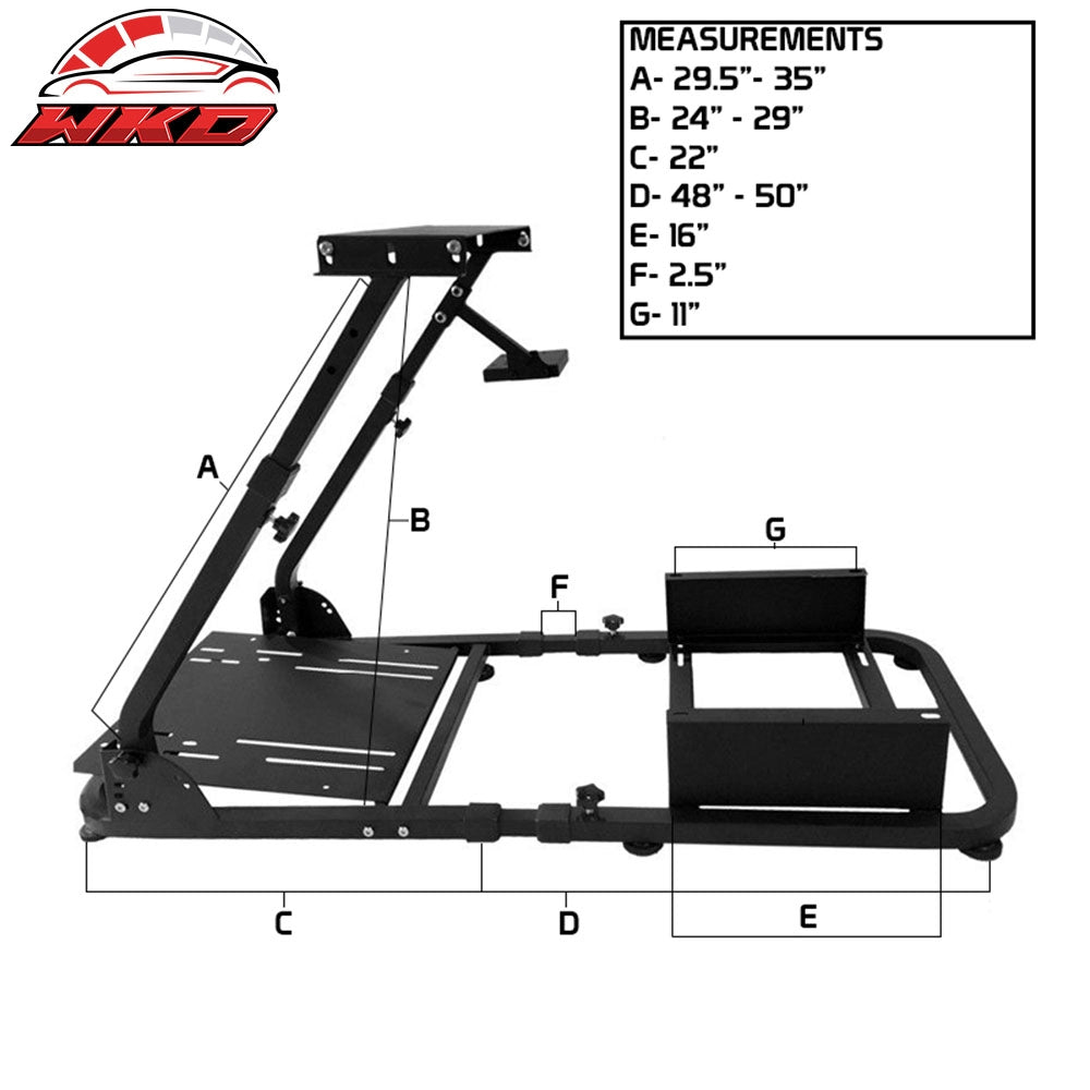 Wholesale Racing Steering Wheel Stand Compatible with Logitech G29 Thrustmaster Shifter - Wikond Auto
