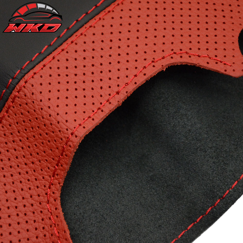 Wholesale 08-11 Honda Accord Steering Wheel Wrap Hand Stitched Leather Cover Panel Kit