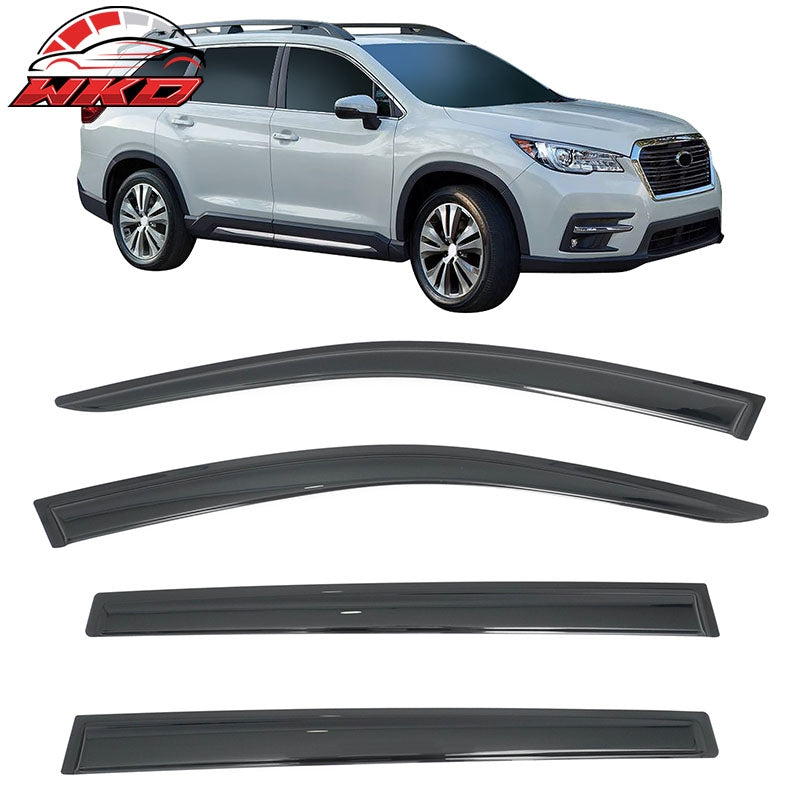 Wholesale 19-26 Subaru Ascent 4PCS Window Visors Smoke Acrylic Rain Wind Deflectors