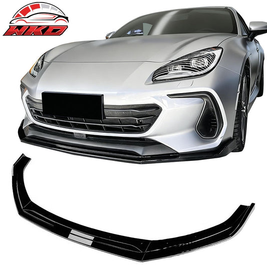 Wholesale 22-26 Subaru BRZ IKV2 Style Front Bumper Lip Chin Splitter PP Gloss Black - Wikond Auto