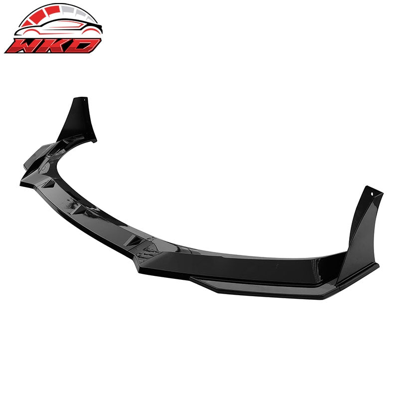 Fits 22-26 Subaru BRZ ZD8 JDM Style 5PCS Front Bumper Lip Winglet PP Gloss Black