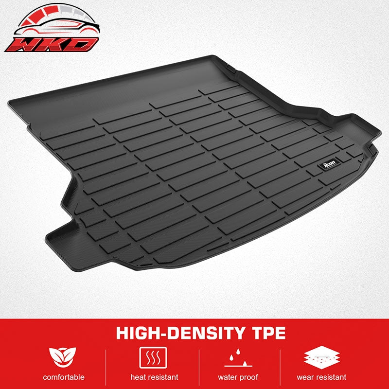 Fits 25-26 Subaru Forester Carbon Fiber Texture Cargo Cover + Backrest+Trunk Mat