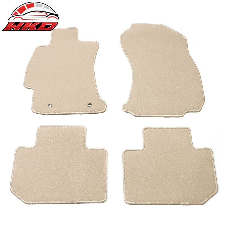 Wholesale 14-18 Subaru Forester 4DR Front & Rear Floor Mats Carpet Nylon 4PCS - Beige