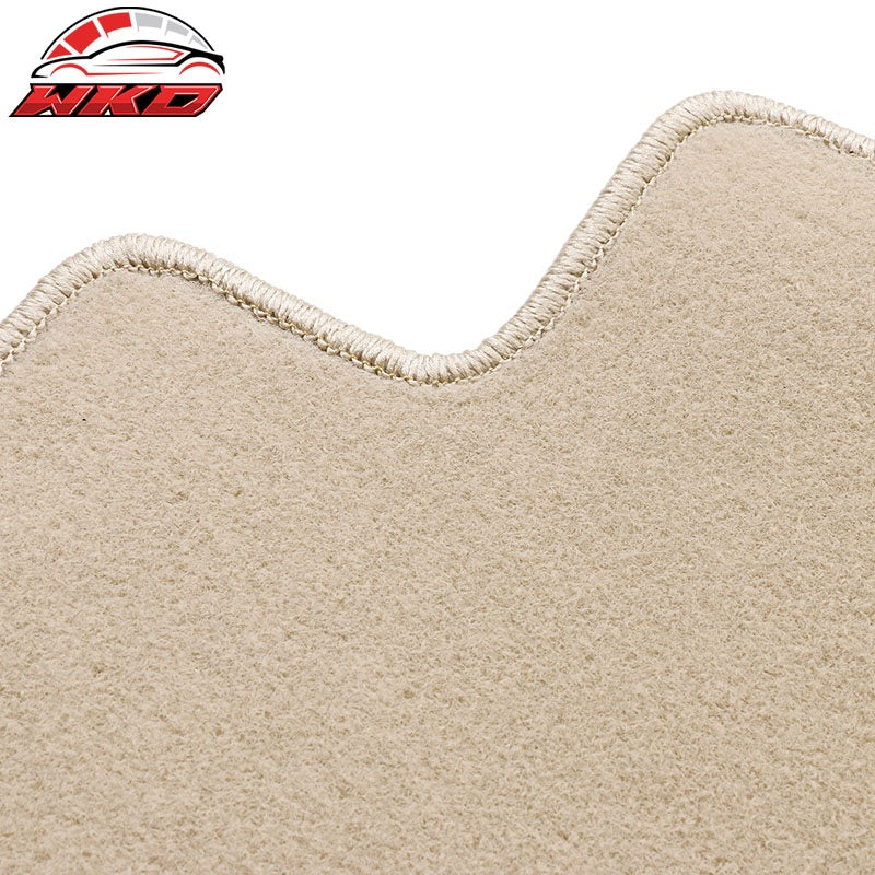 Fits 14-18 Subaru Forester 4DR Front & Rear Floor Mats Carpet Nylon 4PCS - Beige