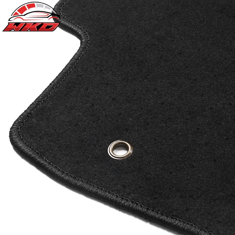 Fits 14-18 Subaru Forester 4DR Front & Rear Floor Mats Carpet Nylon 4PCS - Black
