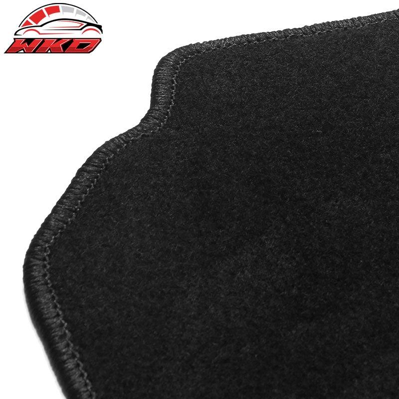 Fits 14-18 Subaru Forester 4DR Front & Rear Floor Mats Carpet Nylon 4PCS - Black