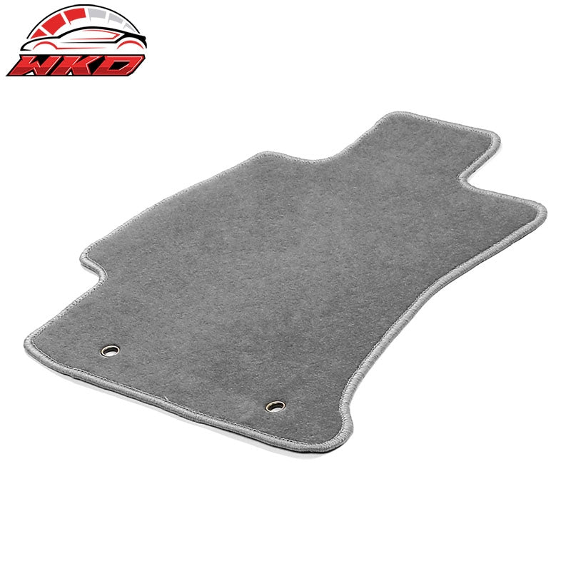 Fits 14-18 Subaru Forester 4DR Front & Rear Floor Mats Carpet Nylon 4PCS - Gray