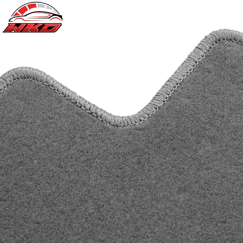 Fits 14-18 Subaru Forester 4DR Front & Rear Floor Mats Carpet Nylon 4PCS - Gray
