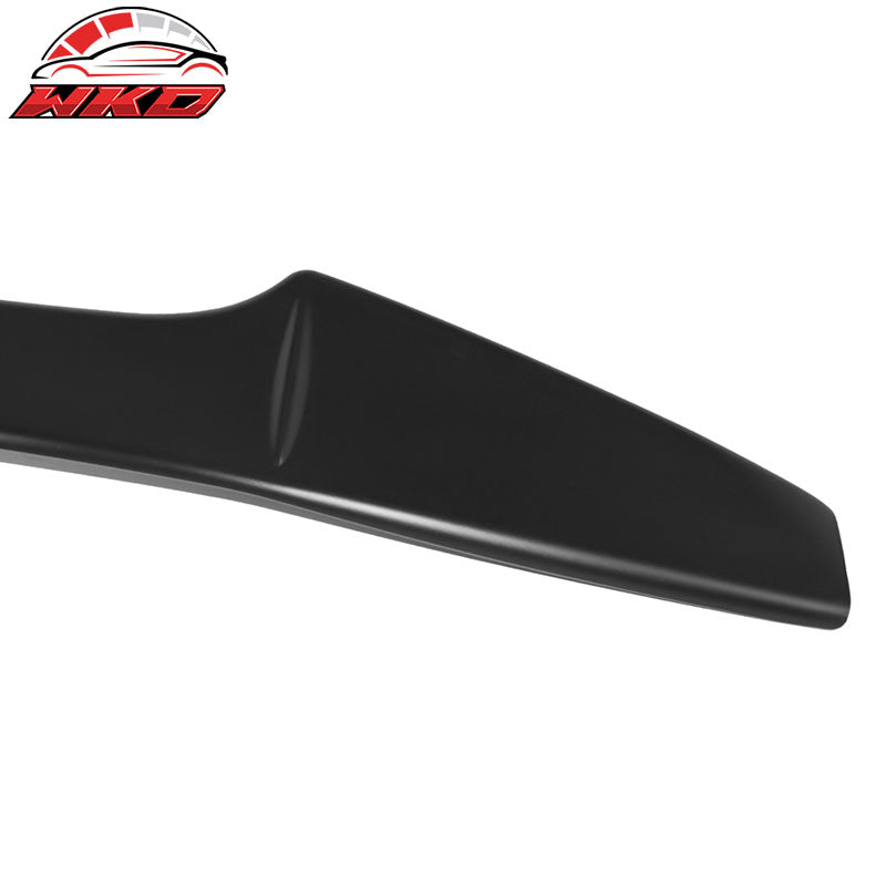 Fits 15-21 Subaru WRX STI 4th V2 Style Trunk Add On Gurney Flap Wing Spoiler ABS