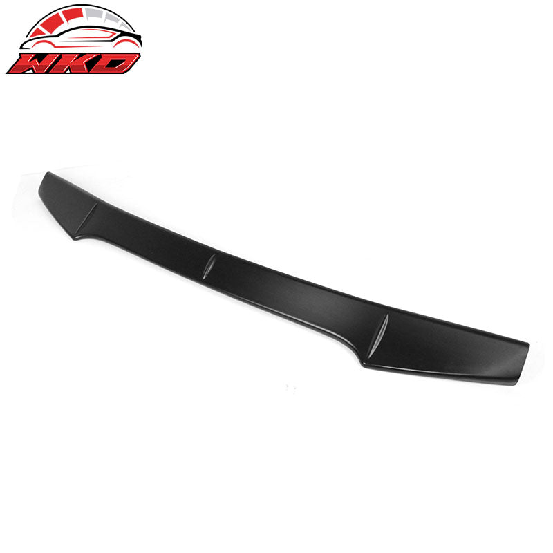 Fits 15-21 Subaru WRX STI 4th V2 Style Trunk Add On Gurney Flap Wing Spoiler ABS